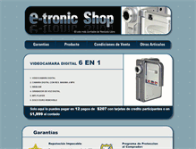 Tablet Screenshot of e-tronicshop.com